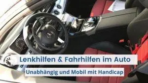 Das Bild zeigt ein Auto mit Lenkhilfe und Fahrhilfe