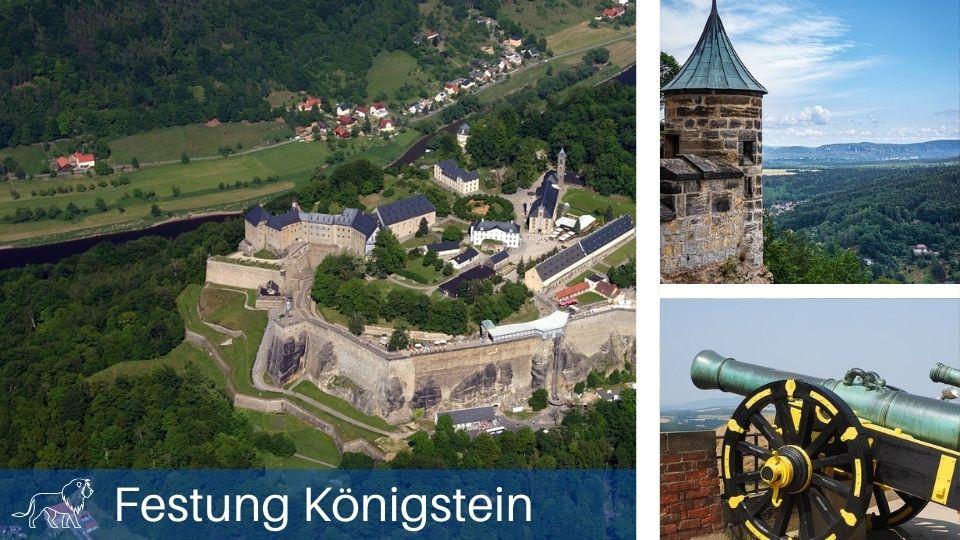 Burg Festung Königstein in Sachsen