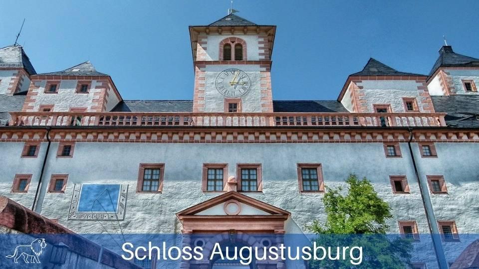 Schloss Augustusburg bei Chemnitz in Sachsen