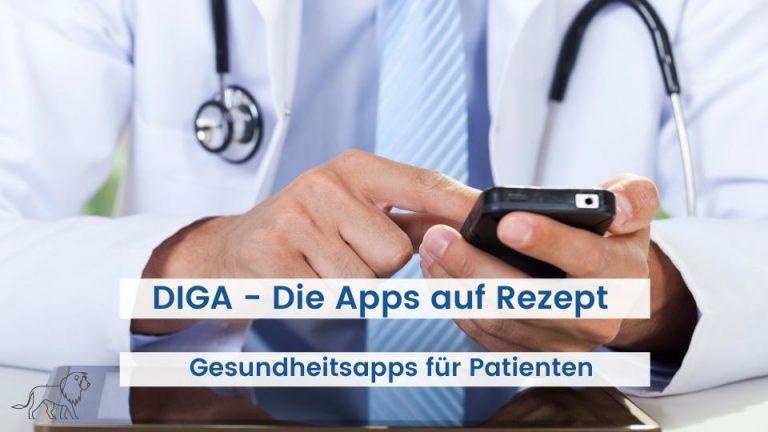 DIGA - Gesundheitsapp auf dem Smartphone