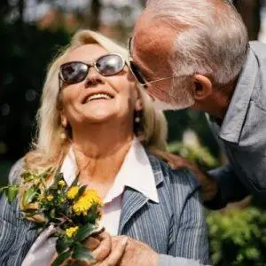 Singles über 60 haben ein Date