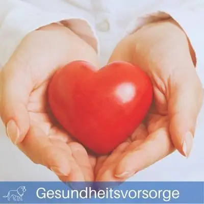 Titelbild zum Ratgeber Gesundheitsvorsorge im Alter mit einem Herz