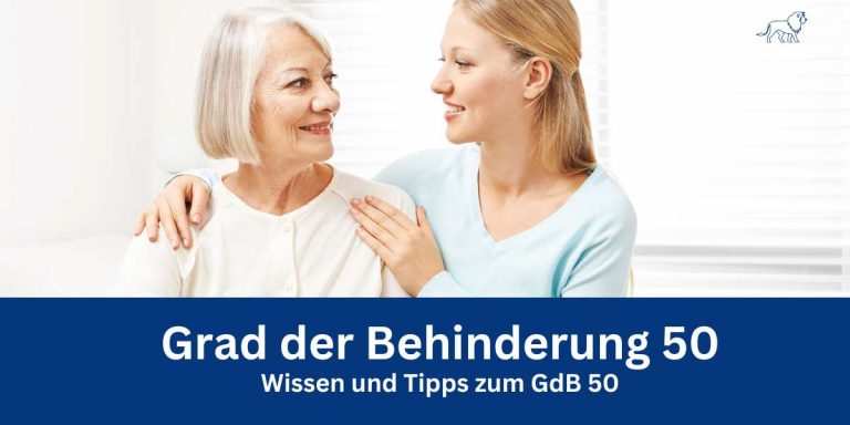Grad Der GdB 50 Grad der Behinderung 50: Einfach verständlich erklärt