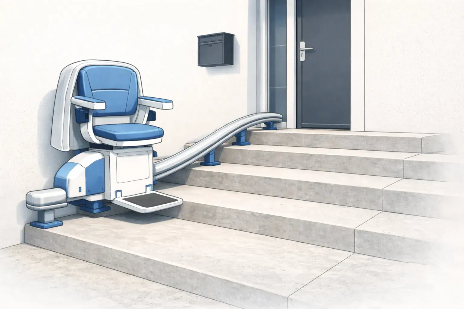 Illustration Außenlift