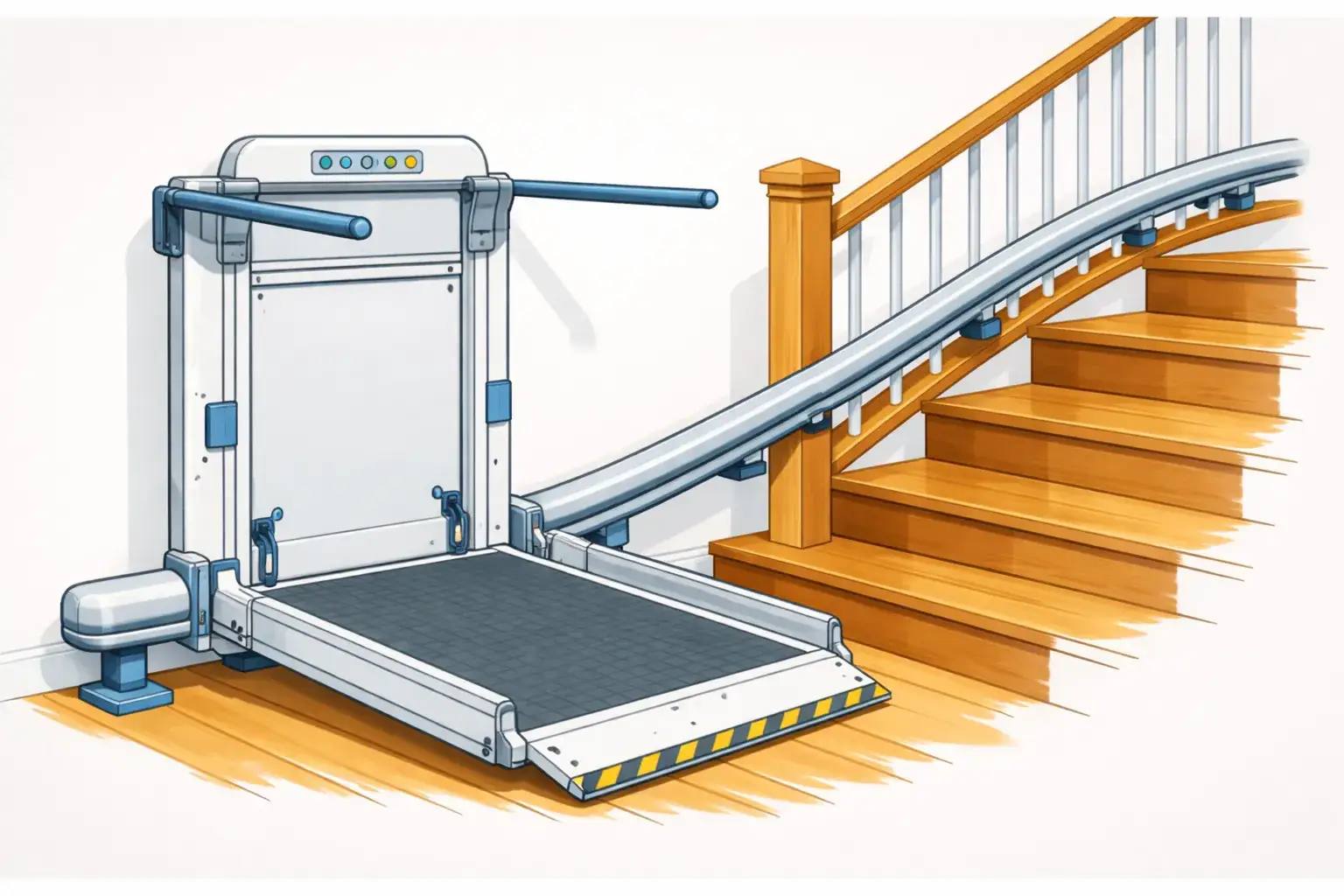 Illustration Plattformlift