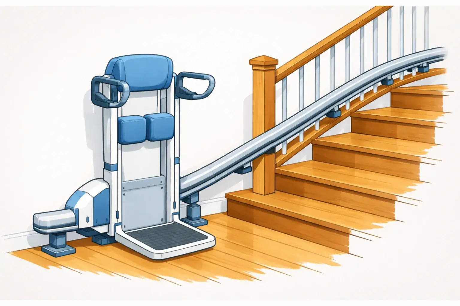 Illustration Stehlift